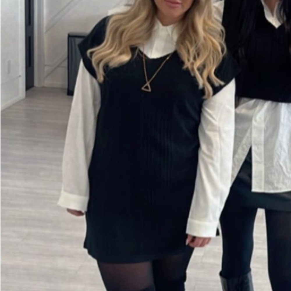 Sweater vest dress
